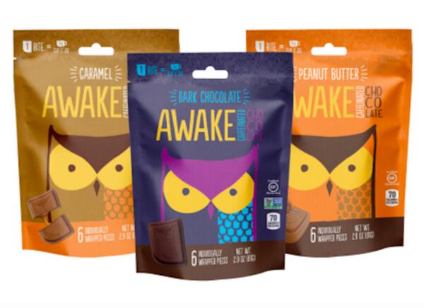 AWAKE Chocolate Caffeinated Chocolate Bites for Free