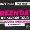 Enter and WIN a Trip to See Green Day Live - $5,000 Value!