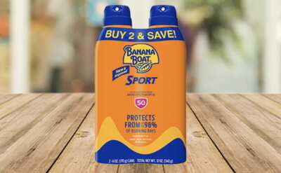 Beat the Heat! Get a FREE 2-Pack of Banana Boat Sunscreen via TCB!