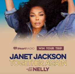 Enter and WIN the iHeartRadio Sweepstakes for a trip to see Janet Jackson Live and Nelly together - $3,000 value!