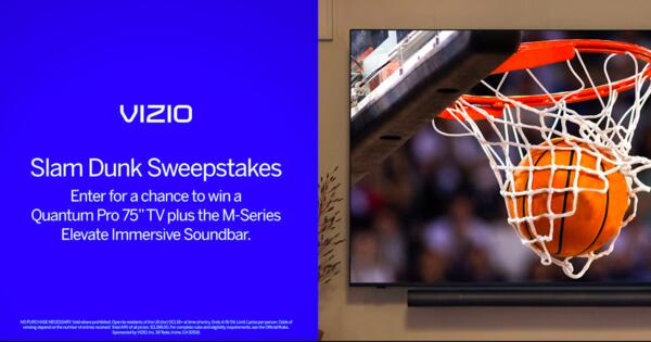 WIN a 75 Inch TV & Soundbar from VIZIO