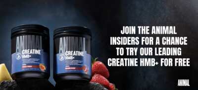 Boost Strength & Recovery — Get FREE Animal Creatine HMB+ for Feedback