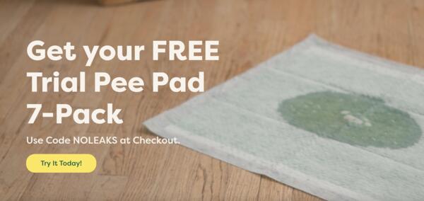 No Cost, No Hassle – Free Earth Rated Pee Pads & Shipping