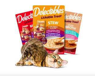 Hartz Delectables Lickable Cat Treats for FREE!