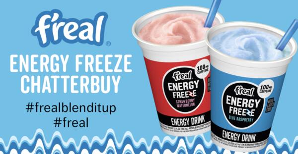 Freeze the Day – Try f’real Energy FREE with Chatterbuy!