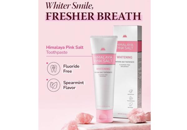 Go Fluoride-Free! Win Himalaya Pink Salt Toothpaste