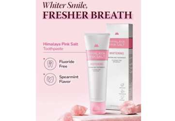 Go Fluoride-Free! Win Himalaya Pink Salt Toothpaste