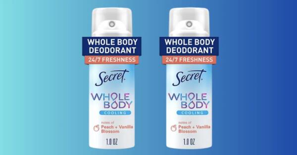 Walgreens Freebie: Secret Whole Body Spray (2 FREE!)