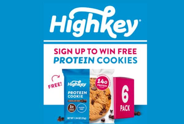 6-Pack of Highkey Protein Cookies for FREE