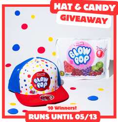Sweepstakes: Charms Blow Pop Hat & Candy Giveaway!