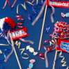 Pom-Pom Flags for Free at Michaels