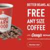 Hot, Fresh, and Free: Any Size Coffee at Casey's!