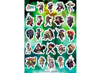 Etrian Odyssey Themed Sticker Sheet for Free