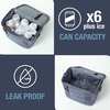 CleverMade 6-Can Collapsible Soft-sided Insulated Cooler with Shoulder Strap for ONLY $14.88