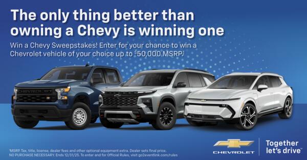 Win a 2025 Chevy