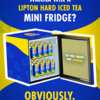 Enter the Lipton Hard Iced Tea Giveaway for a chance to win a Mini fridge! 
