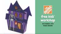 Spooky Fun Alert – FREE Haunted Candy Box at Home Depot Kids Workshop!