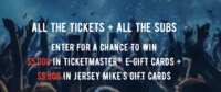 Subs and Seats! Win Tickets & Free Jersey Mike’s Subs!