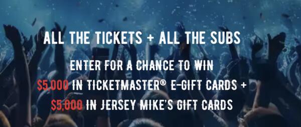 Subs and Seats! Win Tickets & Free Jersey Mike’s Subs!