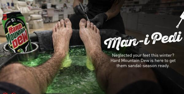 Bold Style, Free Nails 💅 Hard Mountain Dew Has You Covered