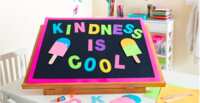 August 20th -Free Kindness is Cool Poster MIchael's Craft Event 