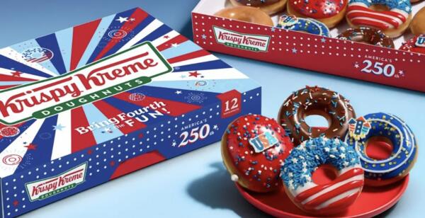 Claim Your FREE Fourth of July Donut at Krispy Kreme