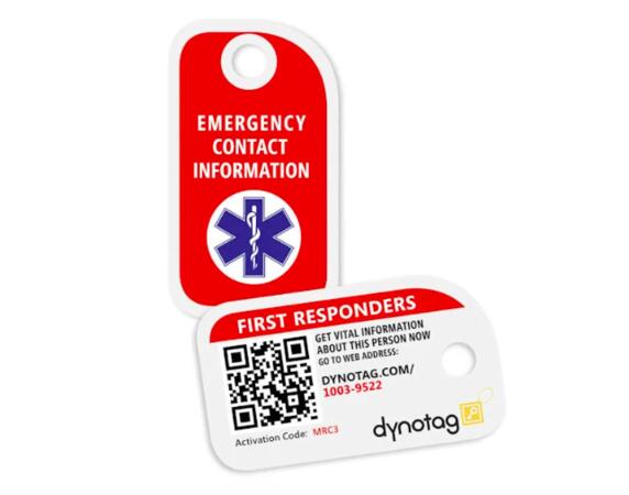 Mini Emergency SuperAlert ID Tag for FREE