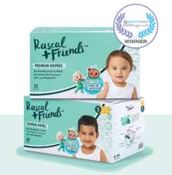 Free Sample pack of Rascal and Friends Diapers