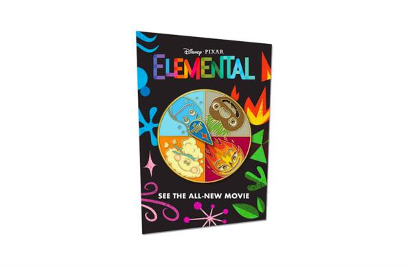 Disney and Pixar's Elemental Spinner Pin for Free