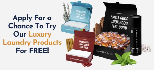 Selected Shoppers Get FREE Luxury Laundry Products from Laundry Sauce