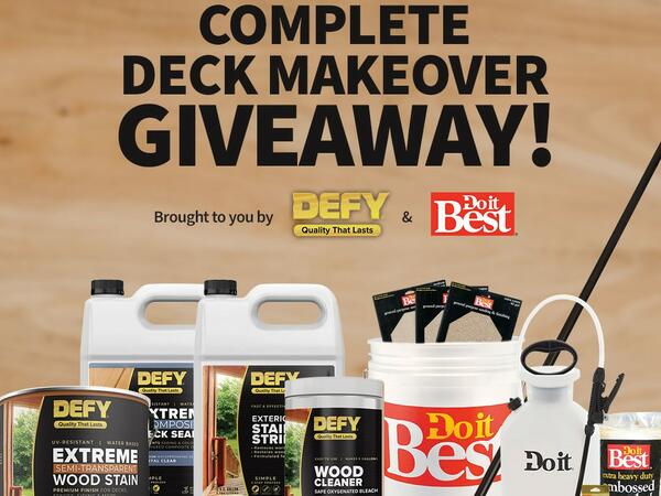 Complete Deck Makeover Giveaway