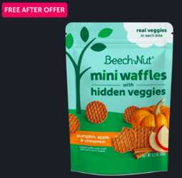 Beech-Nut Mini Waffles with Hidden Veggies for FREE!