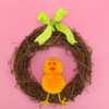 Pom-Pom Chick Wreath Craft Event for Free at Michaels