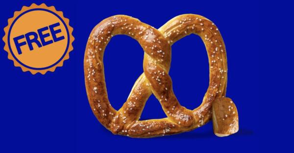 Hot, Fresh & FREE: Auntie Anne’s Pretzel (Today Only)