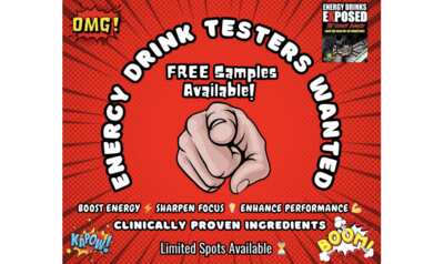 Power Up with a FREE Energy Drink & Digital Guide