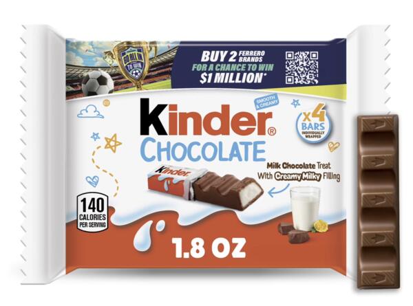 FREE Kinder Chocolate Bar at Walmart After Cash Back!