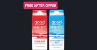 Grab your Good Culture Probiotic Milk For FREE