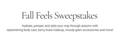 Don’t Miss Avon’s Fall Feels Sweepstakes – Enter to Win!