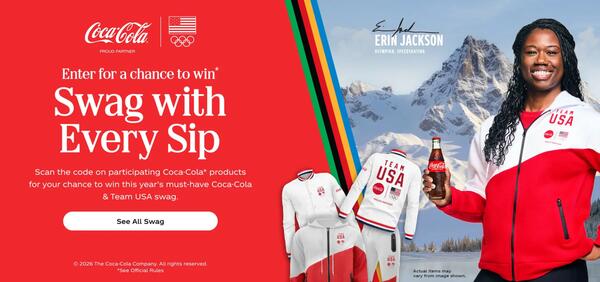 Coca‑Cola Swag with Every Sip Instant Win Game