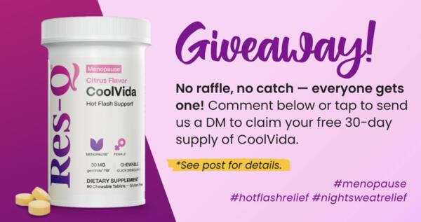 Citrus + Chill = FREE! Res-Q CoolVida Chews