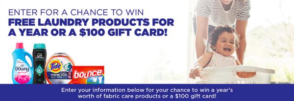Be One of 106 Winners in the Tide Sweepstakes!