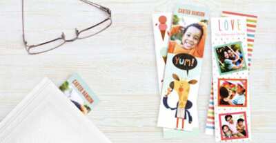 Make It Personal – 4 FREE Bookmarks You Design at Walgreens!