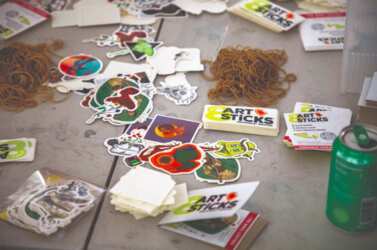 Art Sticks Stickers for Free