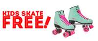 Kids gets FREE passes to skate every week!