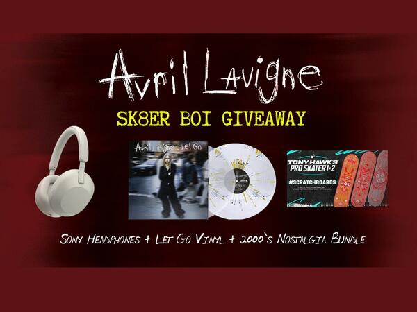 Avril Lavigne Sk8er Boi Giveaway