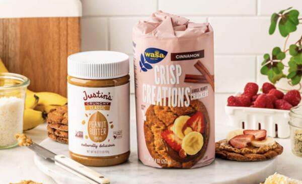 Enjoy FREE Justin’s Peanut Butter Spread or Wasa Crackers