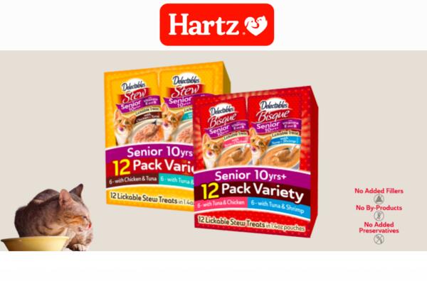 Hartz Senior Cat Treats for Free