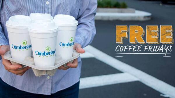 Coffee for Free at Cumberland Farms
