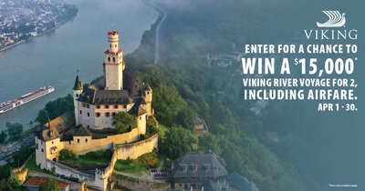 SWEEPSTAKE: Win a $15,000 Viking River Voyage Cruise from Expedia Cruises