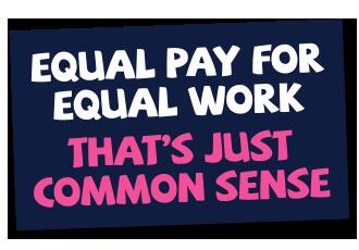 Free "Equal Pay" Sticker 